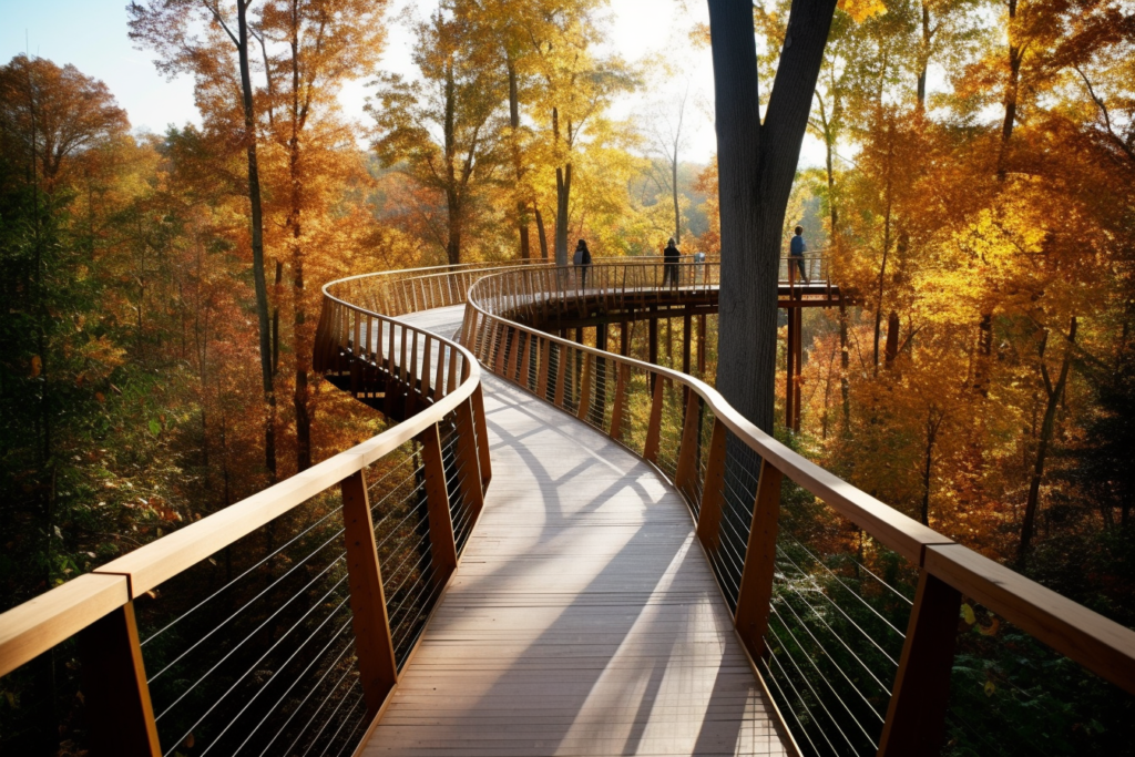 Bernheim Arboretum and Research Forest, Canopy Tree Walk