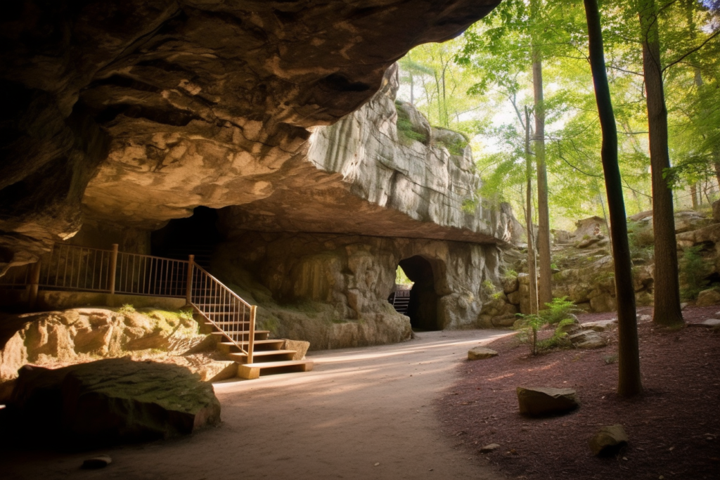 Carter Caves State Resort Park hiking trail